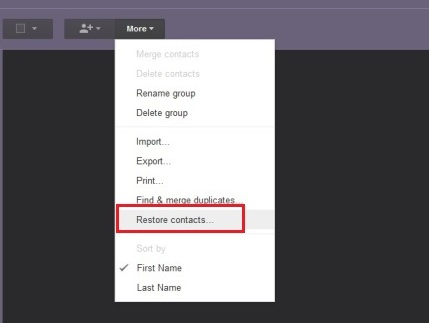 Restore-Gmail-Contacts