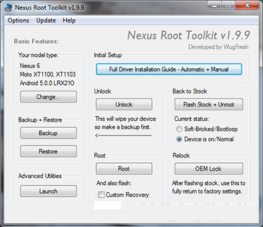 Nexus_racine_toolkit_installation