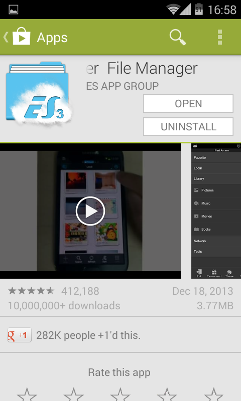 ES File Explorer File Manager tren google play store