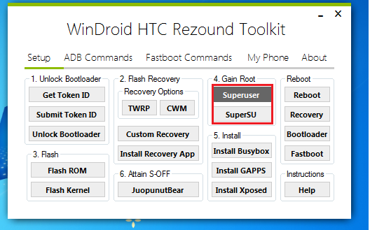 WinDroid HTC Rezound Toolkit2