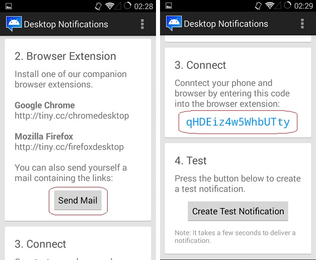 send email notifications