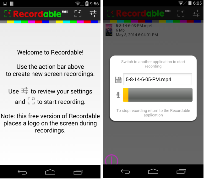 start-recording - record