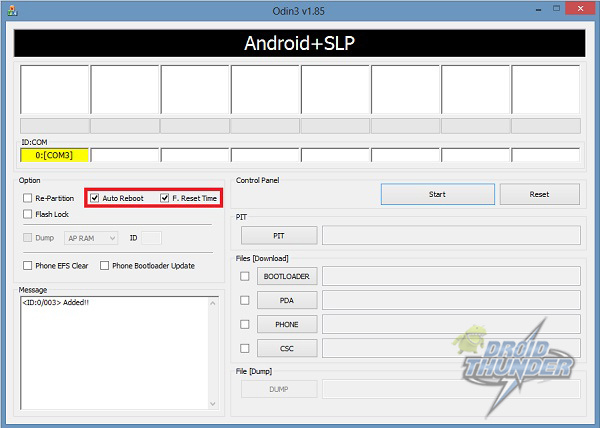 Galaxy S3 Neo cwm recovery odin screenshot 2