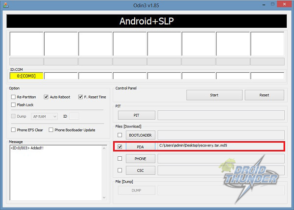 Galaxy S3 Neo cwm recovery odin screenshot 3