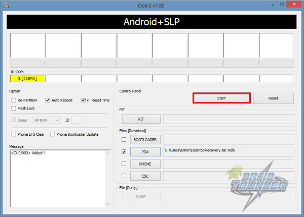 Galaxy S3 Neo cwm recovery odin screenshot 4